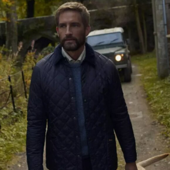 Barbour Men's Liddesdale Quilted Jacket MSRP $ 270 in Navy British Heritage - Picture 13 of 16